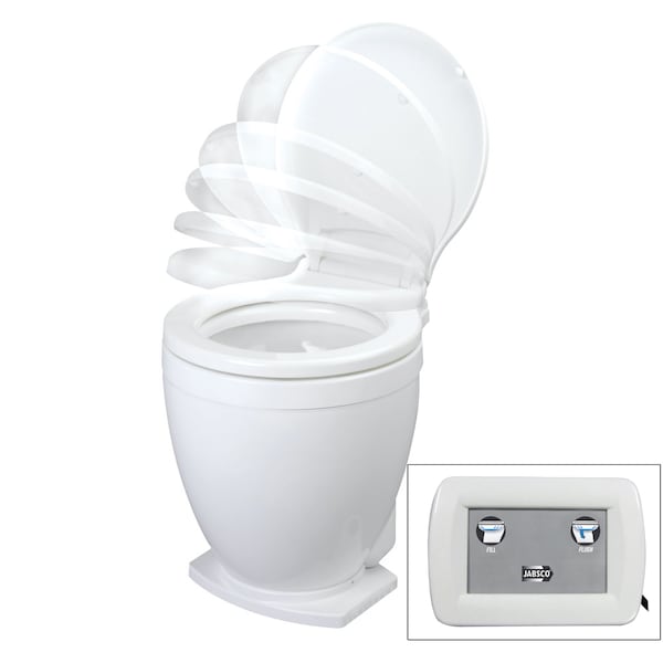 Lite Flush Electric 12V Toilet w/Control Panel